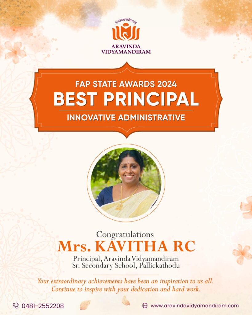 FAP State Awards Best Principal